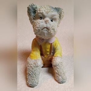 Vintage "Spaghetti" Teddy Bear Shelf Sitter Merit China Made in Japan - So Cute!